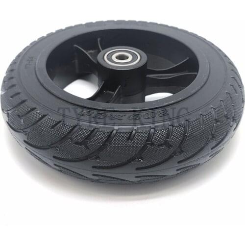 High Quality 200x50 Solid Wheel Tyre 8inch Solid Tyre Aluminum Alloy Wheel Non Pneumatic Tire for Electric Scooter Tire