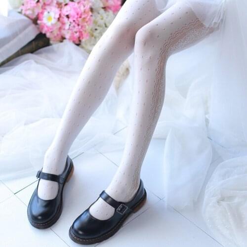 Japanese sweet Lolita Lace stockings pantyhose girl dress with a wild bottoming socks