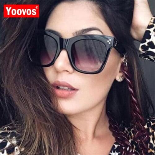 Yoovos 2021 Sunglasses Women Square Luxury Vintage Brand Glasses Men Travel Street Beat Fashion Oculos De Sol Gafas UV400