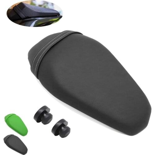 For Kawasaki Ninja Z900 Motorcycle Rear Leather Seat ABS 2017 2018 2019 2020 Cowl Solo Passenger Seat Cushion Black Green