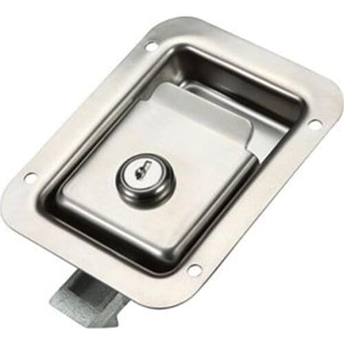 Factory outlets,stainless steel ,MS858 Pull type Panel Cabinet lock Van car/RV Mechanical door locks,Industrial cabinet lock