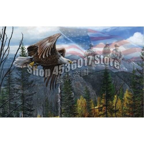 5D,DIY,Diamond Painting,Birds eagle,Patriotic,Americana,Full,Diamond Embroidery,Needlework,Rhinestones,Mosaic,Cross Stitch