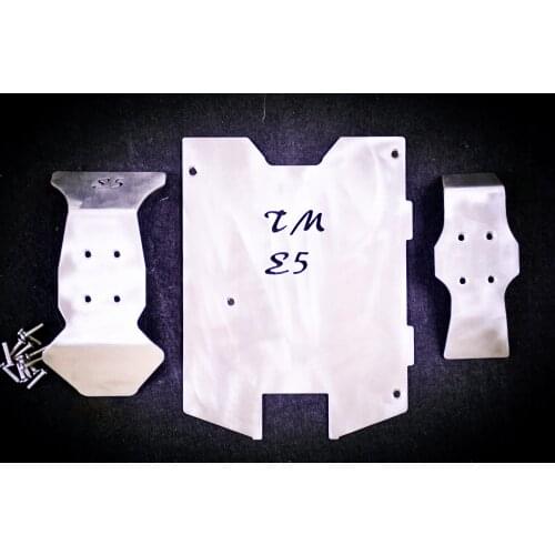 Stainless steel chassis armor Chassis guard for TEAM MAGIC TM E5