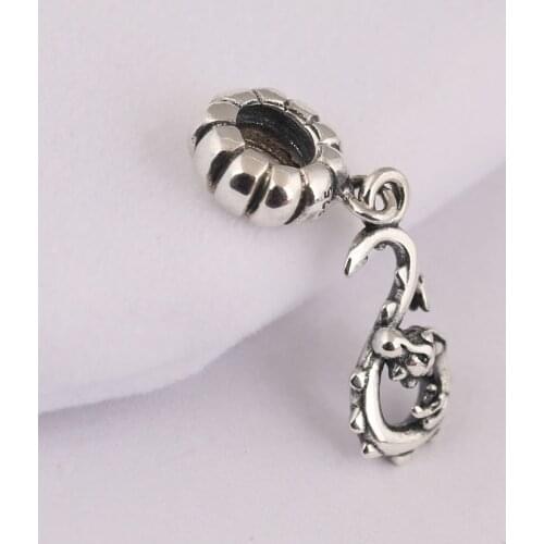 S925 Silver Animal Bead Charm Cute Zodiac Dragon Dangle Pendant Beads for Women Bracelet & Bangle DIY Jewelry