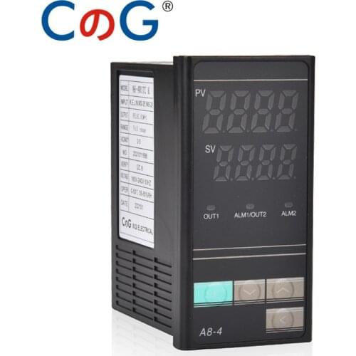 CG A8-4 48*96MM K Type PID Intelligent Thermostat Digital Electronic Temperature Indicator Controller