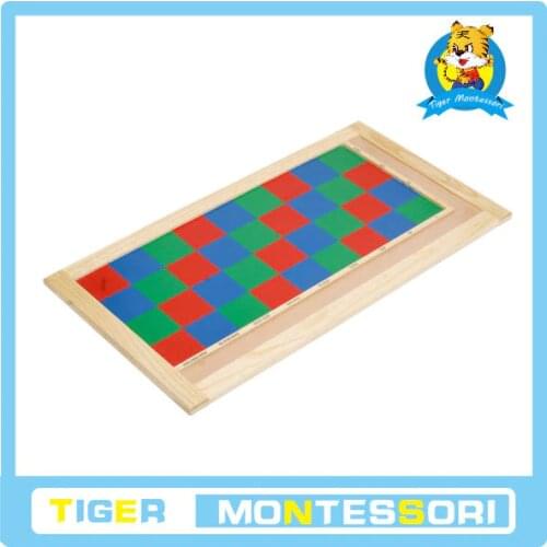 Montessori wooden educational toy mathematics Board Checker Board Toys