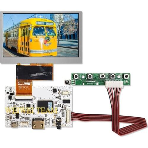 HSD043I9W1-A00 LCD Display Panel 4.3 Inch Tablet TFT Screen 480x272 With USB Controller Driver Board Audio Speaker