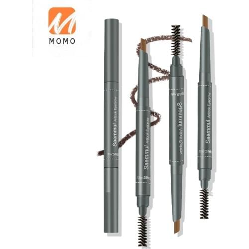 Eyebrow Pencil Womens Waterproof Sweat-Proof Natural Long Lasting Distinct Look Wild Eyebrow Eyebrow Powder