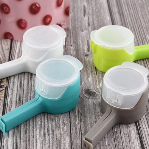 Creative Reuseable Plastic Sealing Clip Snack Fresh Food Storage Sealing Bag Cap Kitchen Storage Preserve Sealing Clip U2