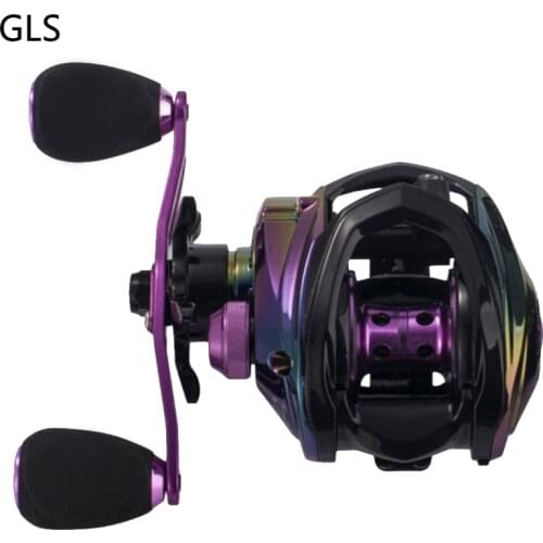 Left/Right Hand 19+1BB 203g Baitcasting Reel Exquisite metal rocker Mechanical Side Cover Max Drag 8KG Fishing Reel