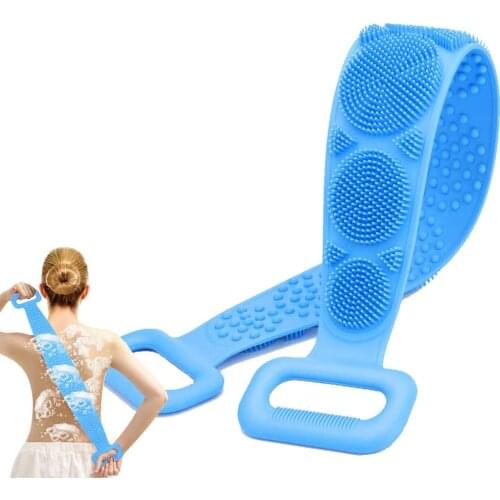 Magic Silicone Brushes Rubbing Back Mud Peeling Body Massage Exfoliating Back Brush Skin Cleaning Bath Brushes Towels Body Brush