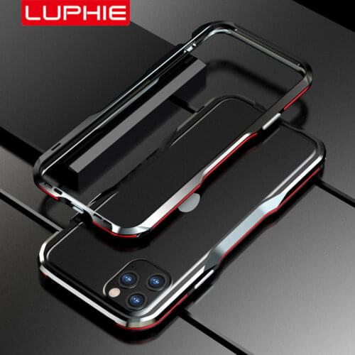 Luphie Metal Bumper for iPhone 12 Pro Max 11 Case SE Aluminium Frame Protective Cover for iPhone X Xs MAX Xr 7 8 Plus Bumper
