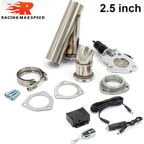 3 Inch 2.5 inch electric exhaust muffler valve cutout system remote switch controller dump exhaust cutout bypass valve KYR