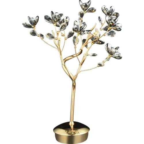 Luxury Crystal Table Lamps Living Room Bedroom Room Crystal Light Postmodern Designer Dining Room Model Room led Vertical Lamps