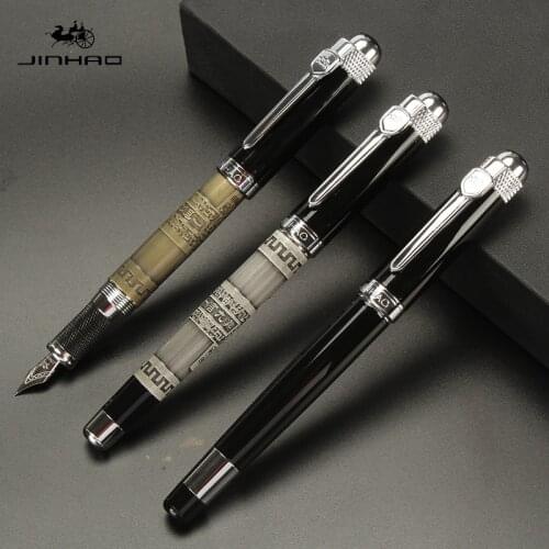 Fountain Pen Jinhao High Quality Ink Pen Business Office Supplies Write Word Pens Gift Feather Calligraphy pen Luxury pluma