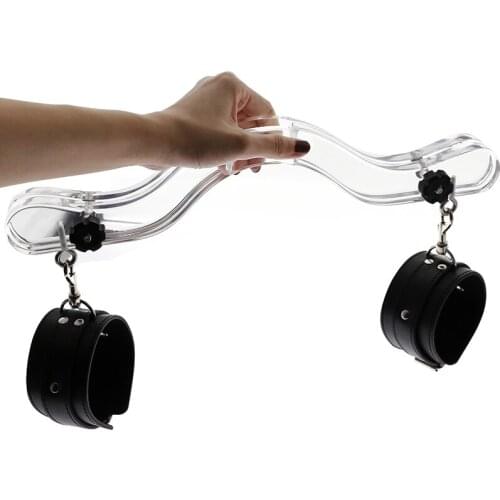 The Humbler CBT Cock & Ball Torture With Ankle Cuffs Ball Crusher Scrotum Squeezer Stretcher BDSM Bondage Adult Sex Toys For Men