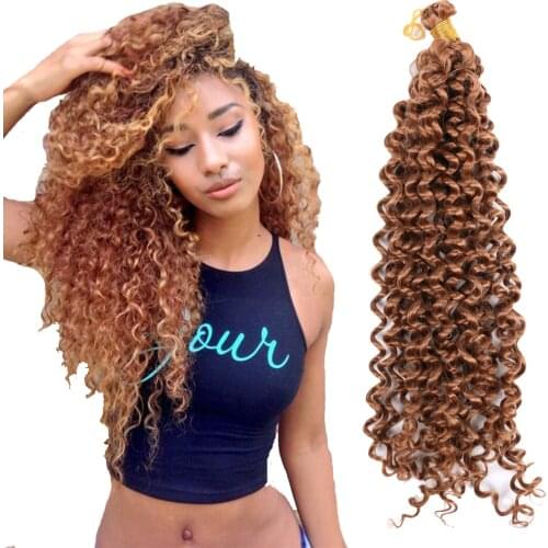 DAIRESS Hair Water Wave Crochet Hair For Black Women 14" 24 Packs Passion Twists Braiding Hair Long Bohemian Spring Twist Hair