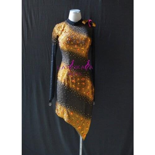 KAKA-L1540,Women Dance Wear,Girls Fringe Latin Dress,Salsa Dress Tango Samba Rumba Chacha Dress,women dress