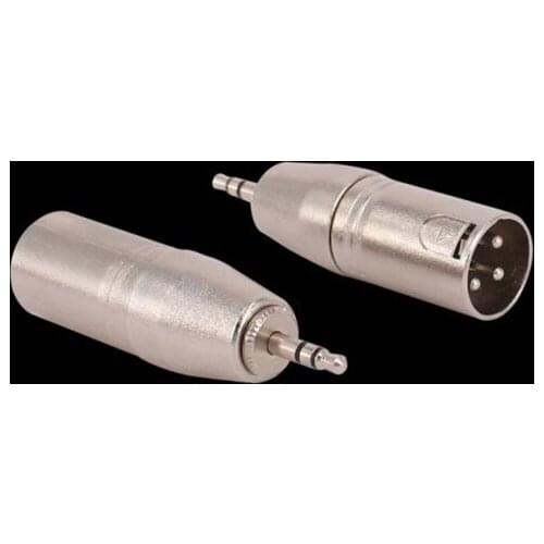 10pcs/lot 3.5 Male to Female 3 pin XLR Microphone Capacitance Bus adapter 3.5SP For sound card amplifier Stereo Plug Shielded