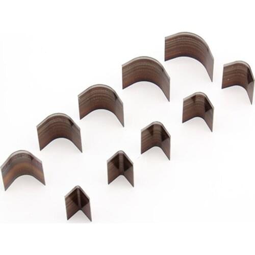 10Pcs New Leather Craft Tools Corner Round Hand Cutter Punch Leather Handmade Craft Tools Punching Hand Belt Edge Oval Shape