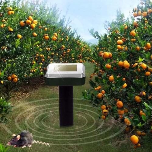 3pcs Solar Mouse Repeller Landscape Garden Snake Repelling Device Pest Control Outdoor Ground Rodent Mole Mice Repellent