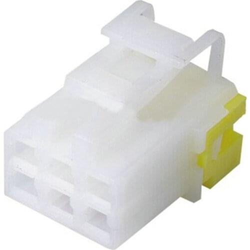 5/10/20/50/100sets 6pin plastic housing plug auto wiring harness unsealed cable connector 7123-1660