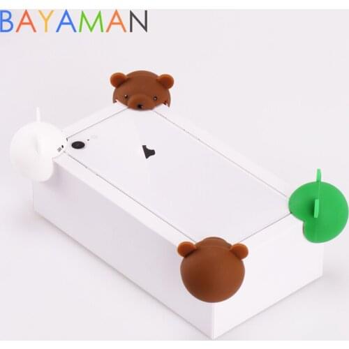 6pcs Child Baby Safety Cute Cartoon Furniture Corner Guards Soft Silicone Table Desk Corner Protector Edge Cover Toddler Infant