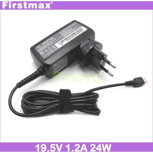 Firstmax 19.5V 1.2A 24W ac adapter for Dell Venue 11 Pro 5130 7130 7139 7140 DA24NM130 HA24NM130 Tablet pc charger EU Plug