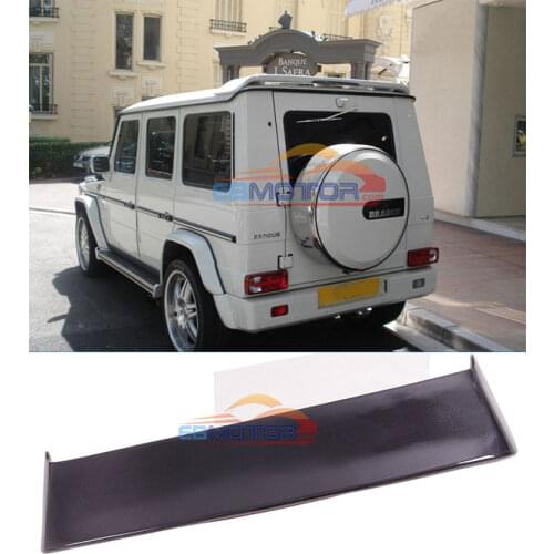 B style Real Carbon Fiber led Rear Trunk Roof Spoiler Wing for Benz W463 G320 G400 G500 G55 G63 G65 1990-2018 M138