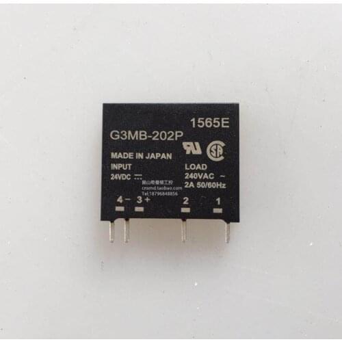 Free shipping 10pcs New original solid state relay G3MB-202P-5VDC G3MB-202P-5V G3MB-202P DC-AC PCB SSR In 5VDC,Out 240V AC 2A