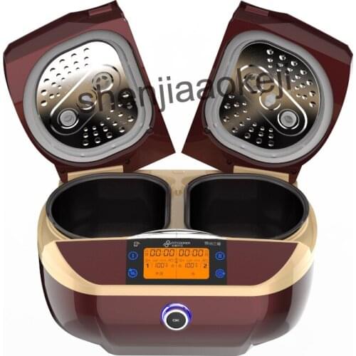 Electric cooker food cooking machine Household smart dual-bile rice cooker 5-8 people multifunctional automatic double door 1pc