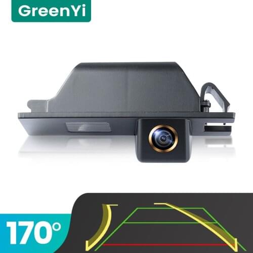 GreenYi Trajectory 170° AHD Car Rear View Camera for Opel Astra Corsa Meriva Vectra Zafira FIAT Grande Punto Night Vision 4 pin