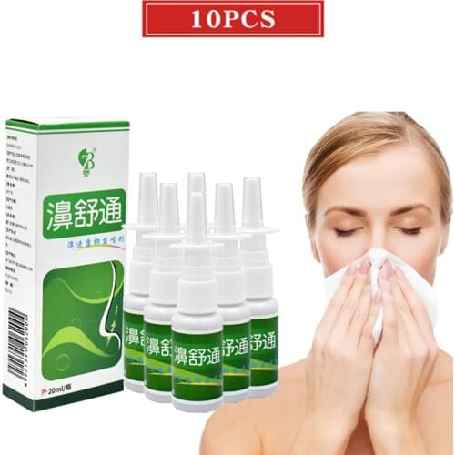 10pcs Chinese Herb Medical Spray Nasal Cure Rhinitis Sinusitis Nose Spray snore Nose Spray Make your nose more comfortable