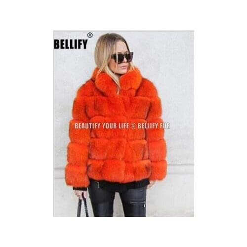 Top sales women Celebrities high street natural Fox Fur coats Lovely new Collection Genuine fox Fur outerwear