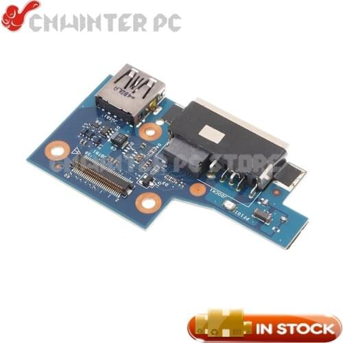 Nokotion For Lenovo YOGA S5 15 Laptop DC POWER USB BOARD LS-B595P CPU ZIUS1 LA-B591P