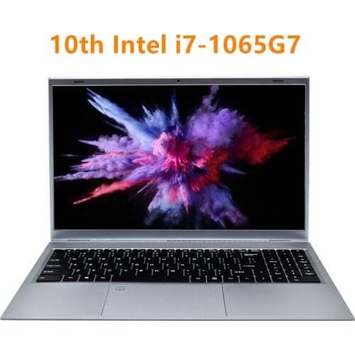 15.6" Intel Core I5 I7-1065G7 Touch Bar Laptop 16GB 128GB/256GB/512GB/1T SSD Windows 10 Backlit keyboard 2.4G+5G Wifi Laptops