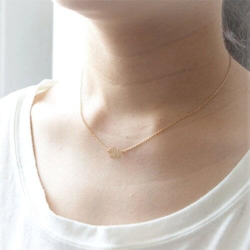 Europe and the United States popular new jewelry hot selling yoga accessories lotus pendant necklace friends gift