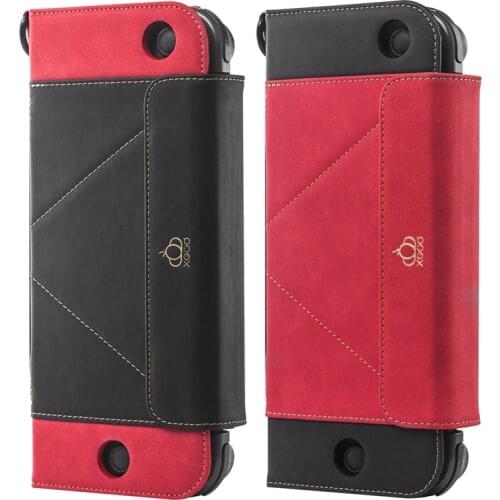 Portable Switch Case Stand For Nintend Switch Wallet Style Carrying Case PU Leather Protect Flip Travel Cover