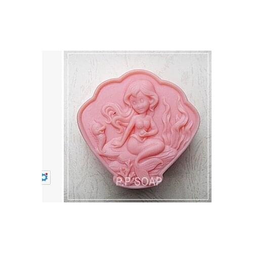 Mermaid S0220 Craft Art Silicone Soap mold Craft Molds DIY Handmade soap molds
