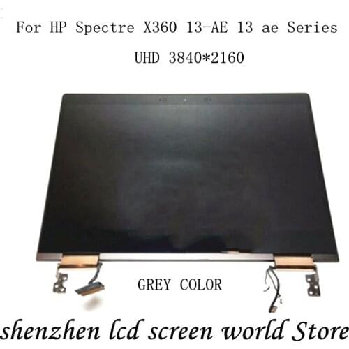 Original 13.3" For HP Spectre X360 13-AE series LCD touch screen assembly 13-ae007ni 13-ae055tu 13-AE015CA Black Silver Tested
