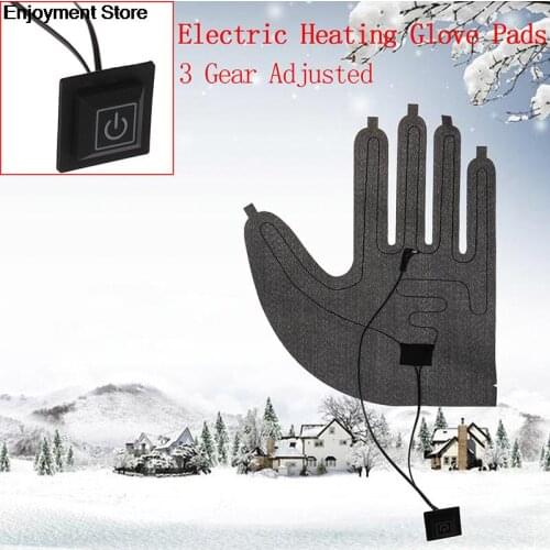 Foldable Warmer Thermal Winter Electric Portable Fingers Heating Glove Adjustable Gear Outdoor Accessories