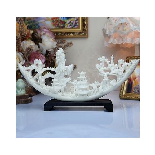 Resin Arts Crafts gifts decoration living modern Home Furnishing living room TV cabinet shelf entrance Everything going smoothly