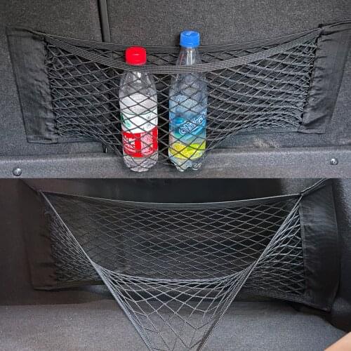 Car Trunk Storage Bag Nylon Mesh Nets for Lada Granta Largus Kalina 4*4 Priora 2110 for BMW E46 E60 E90 E91 E92 E93 F30