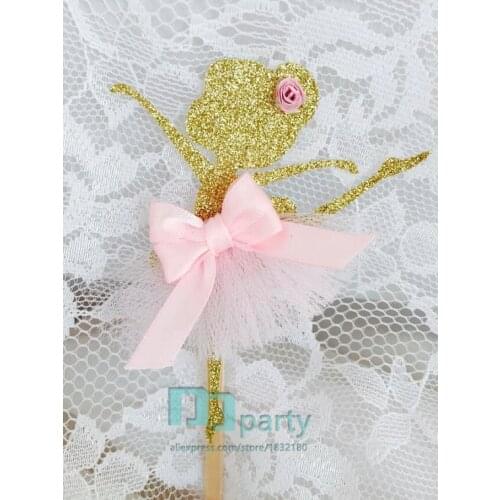 Ballerina Cupcake Topper - Ballerina Decorations - Ballerina Birthday Party - Ballerina Baby Shower - Babyshower Ballet