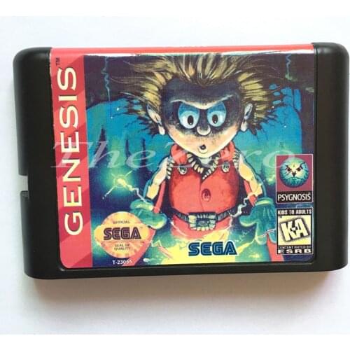 The Misadventure Of Flink EU/JAP Shell for 16 bit Game Card for Genesis System for Sega Mega Drive