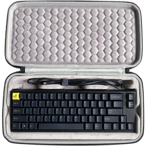New Waterproof Travel Storage Box Cover Carrying Case Bag for Leopold FC660MC 66 Keys Keyboard Hard Shell
