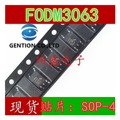 10PCS FODM3063 SOP-4 FODM3063 decoupling MOC3063 light coupling of compact size in stock 100% new and original