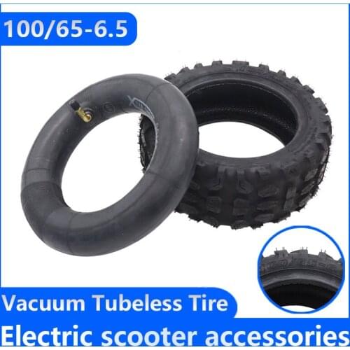 11 Inch Widened Wear-resisting Tire 100/65-6.5 Tyre 100/65-6.5 Tubless Tire Inner and Outer Tire for Electric Scooter Dualtron
