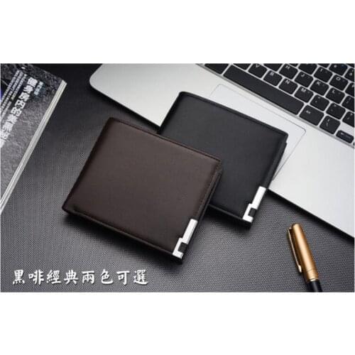 2021 Fashion New Mens Short Wallet Youth Mens Wallet Trend Card Pack Purse