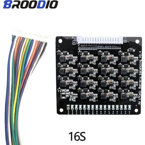 3S 4S 6S 7S 10S 12S 13S 14S 16S 17S BMS 1.2A Balance Lifepo4 LTO Lithium Battery Active Equalizer Balancer Energy Transfer Board
